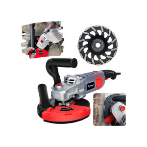 10A bruska na beton FANZWORK, frézka na beton, sada 2000W s diamantovým brusným ktoučem 180 mm