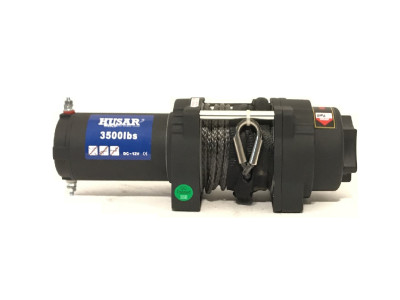 Naviják ATV Hussarwinch 12V / 1,5t, syntetické lano