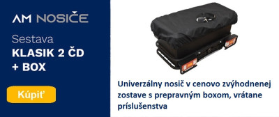 Zostava box na batožinu + univerzálny nosič